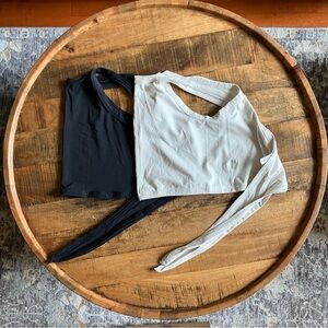 Lululemon Bundle It’s A Tie Tank - Black/White Opal (US 4)